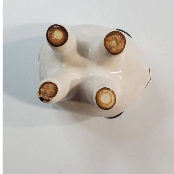 Furry Friends Planter Black and White Dog by Shey West - Picture 6 of 6